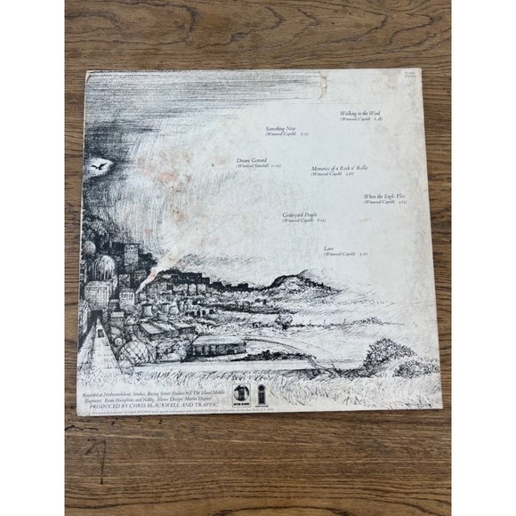 Traffic "When The Eagle Flies" Vinyl Record LP 1974 Asylum Records 7E-1020-B - Picture 7 of 8